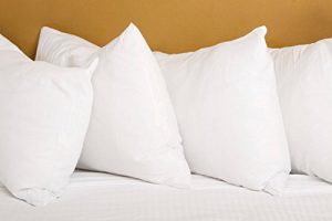 Set of Two 100% Cotton Hotel Premium Down-Alternative Made in USA Pillows – Three Comfort Levels!