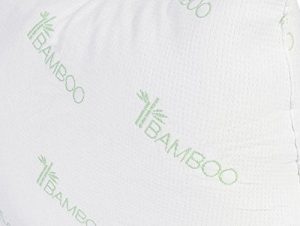 Bamboo Stay Cool Premium Hypoallergenic Shredded Foam Filled NEVER GOES FLAT Sleeping Pillow